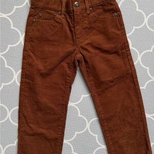 New Janie and Jack Brown Corduroy Pants 3T